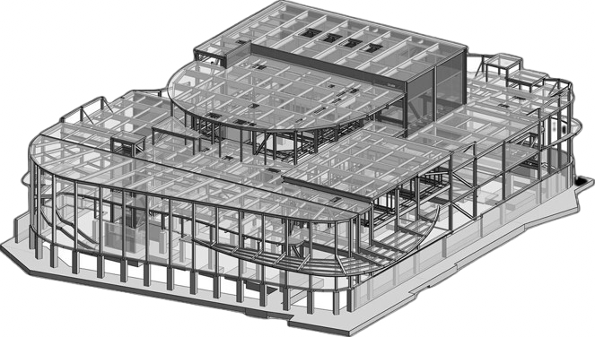 Gulfshore Playhouse foundation and construction image